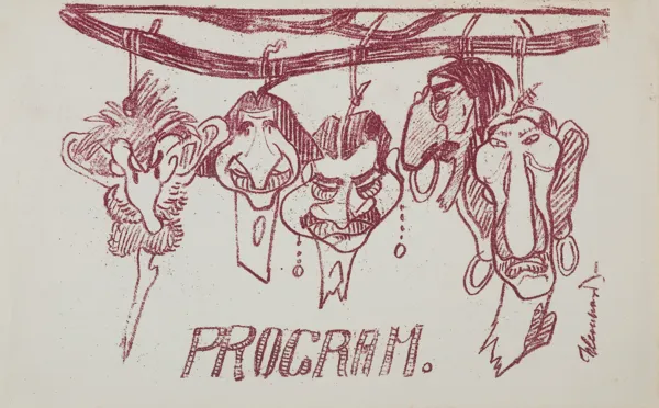 Stanisław Kuczborski, PROGRAM KABARETU, ok. 1914