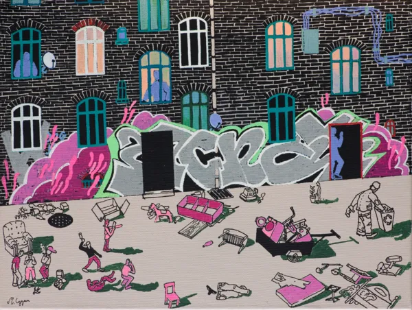 Michał Cygan, Graffiti, 2019