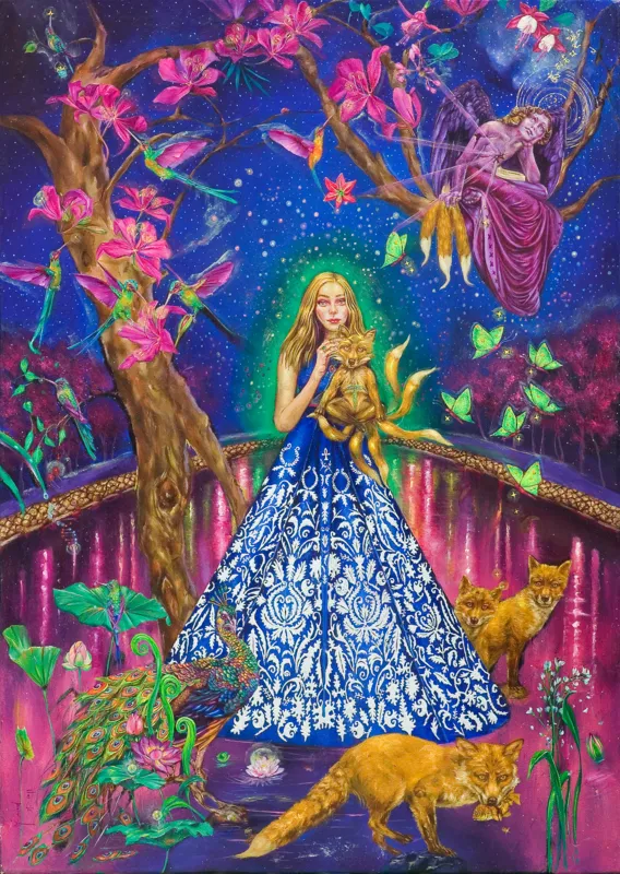 Małgorzata Niegel, KITSUNE Starry Night, 2019