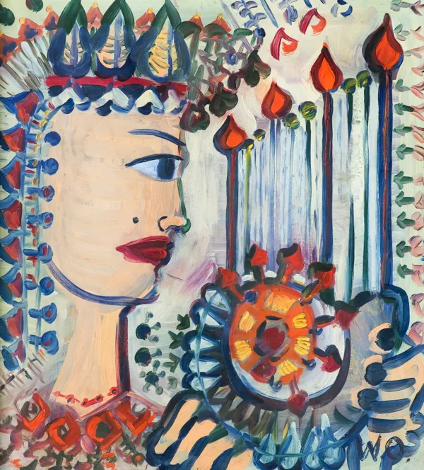 Wiesław Obrzydowski, PROFIL KOBIECY, 1979