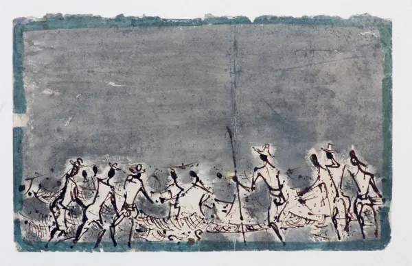 Tadeusz Kulisiewicz, RYBACY, z cyklu BRAZYLIA, 1963