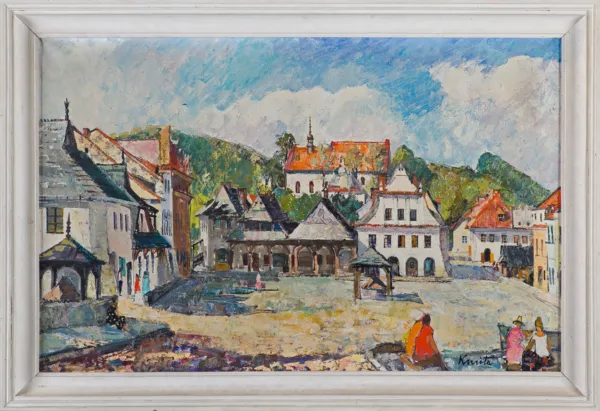 Franciszek Kmita, RYNEK W KAZIMIERZU DOLNYM NAD WISŁĄ, 1984