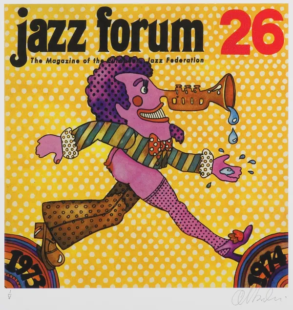 Rafał Olbiński, OKŁADKA DO JAZZ FORUM 1973 NR 26