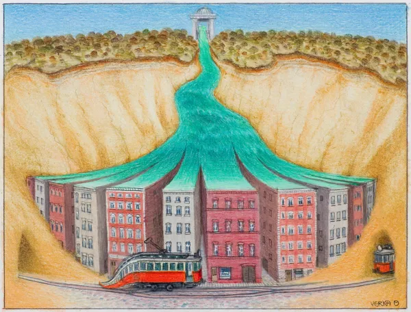 Jacek Yerka, MIJANKA POD LIMPOPO, 2019