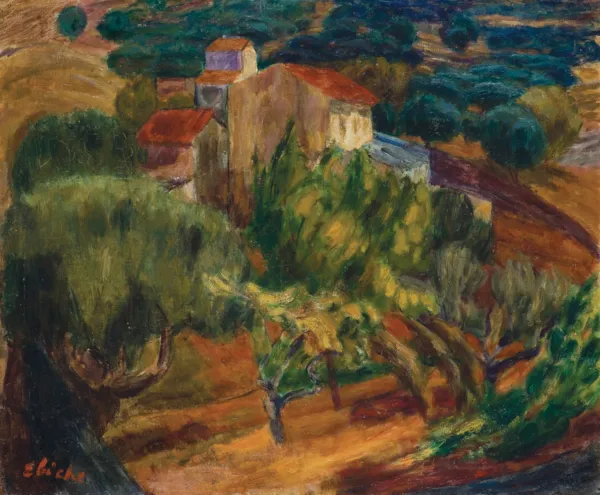 Eugeniusz Eibisch, PEJZAŻ PROWANSALSKI, 1930-1932