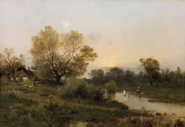 Zygmunt Sidorowicz, W LETNI DZIEŃ, 1880