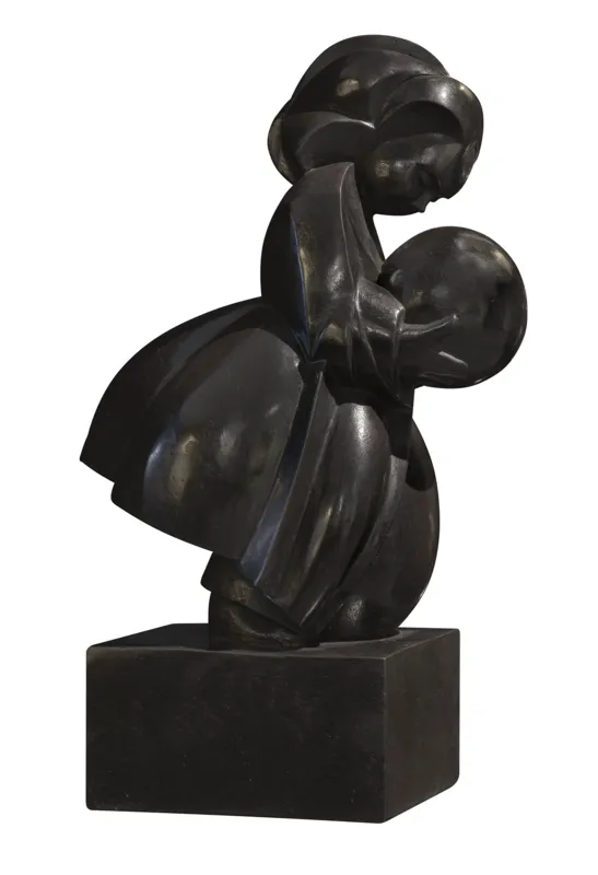 SZKOŁA ZAKOPIAŃSKA, DZIEWCZYNKA Z PIŁKĄ (odlew współczesny)