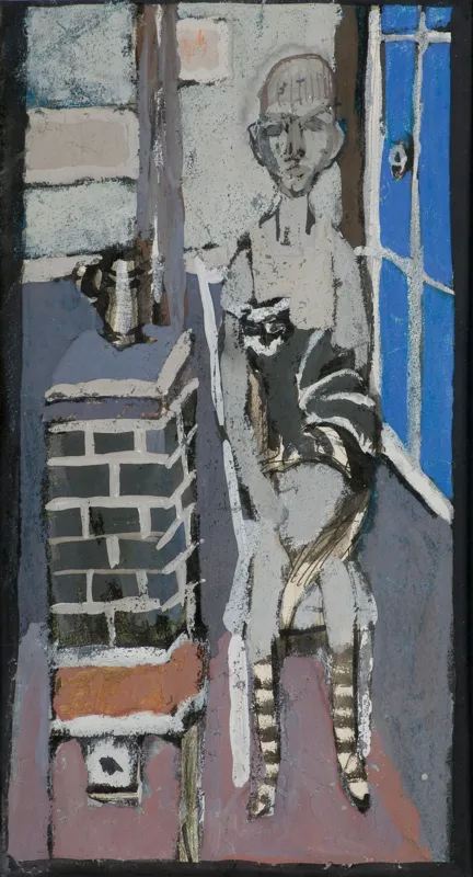 Jan Lebenstein, CHŁOPIEC Z KOTEM, ok. 1956