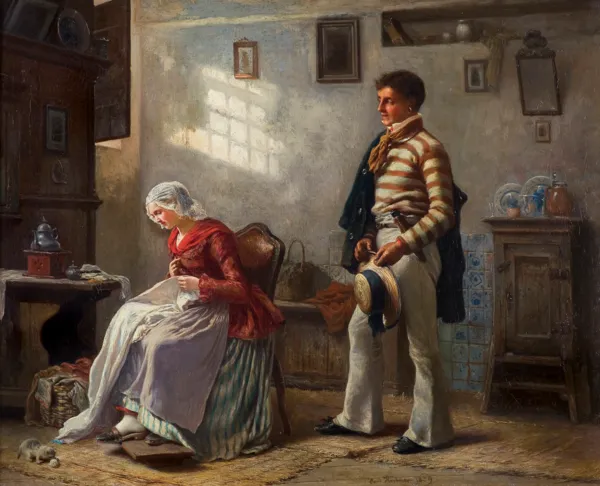 Carl Wilhelm HÜBNER, ZALOTY, 1859