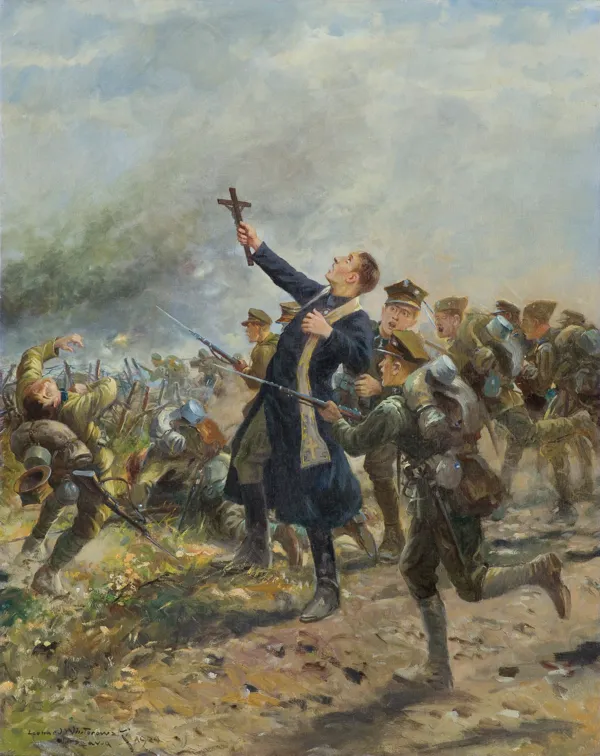 Leonard Wintorowski (Winterowski), BITWA WARSZAWSKA. KSIĄDZ IGNACY SKORUPKA, 1920