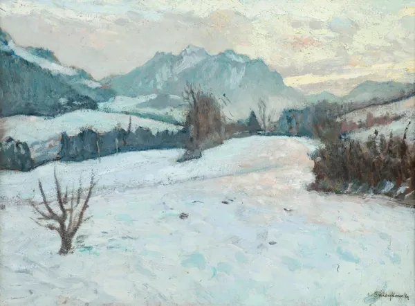 Alfred Świeykowski, ZACHÓD SŁOŃCA W GÓRACH