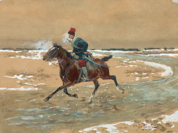 Jan Perdzyński, JEŹDZIEC, 1891