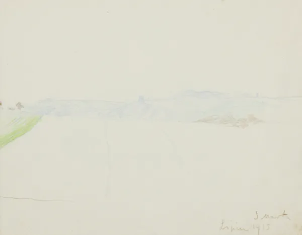 Jacek Malczewski, PEJZAŻ Z OKOLIC LUSŁAWIC, 29 lipca 1925