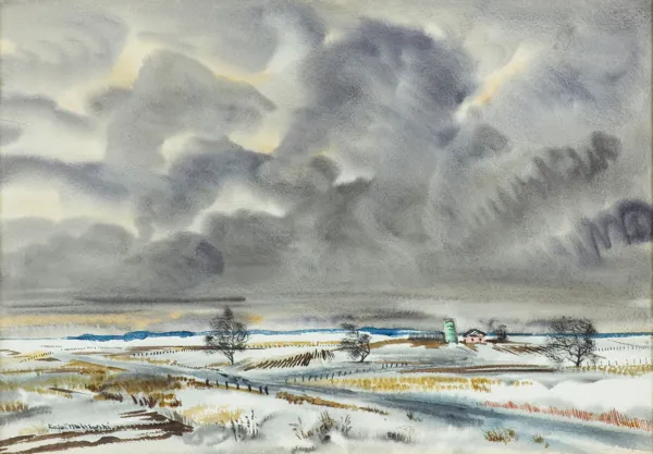 Rafał Malczewski, FOOTHILLS ZIMĄ, 1949