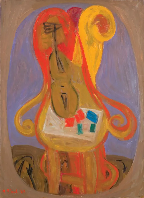 Maurice Blond (Blumenkranc), KOMPOZYCJA Z KRZESŁEM, 1969