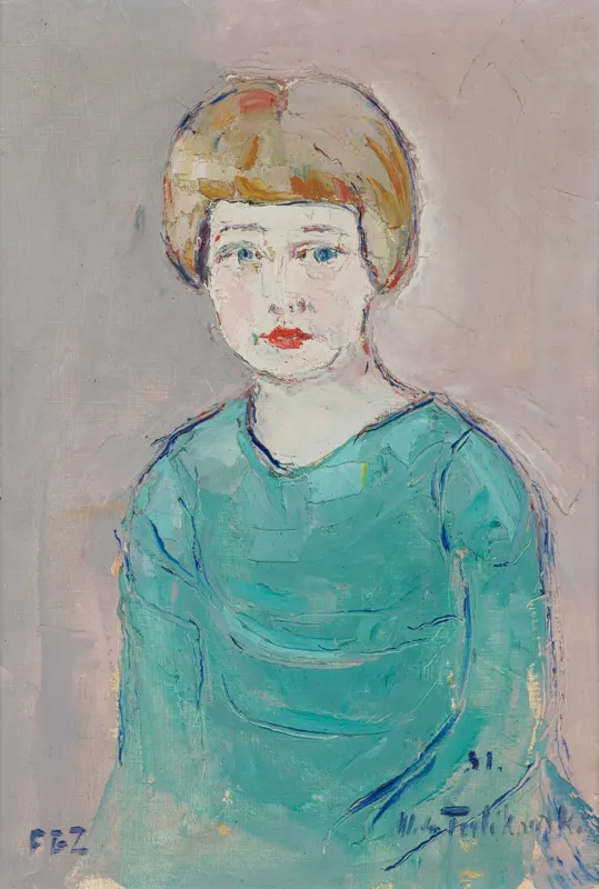Włodzimierz Terlikowski, PORTRET DZIEWCZYNKI, 1931