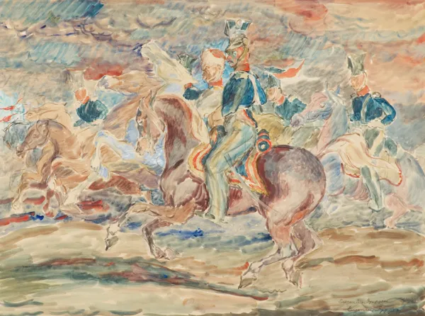 Eugeniusz Geppert, UŁANI W NATARCIU, 1941