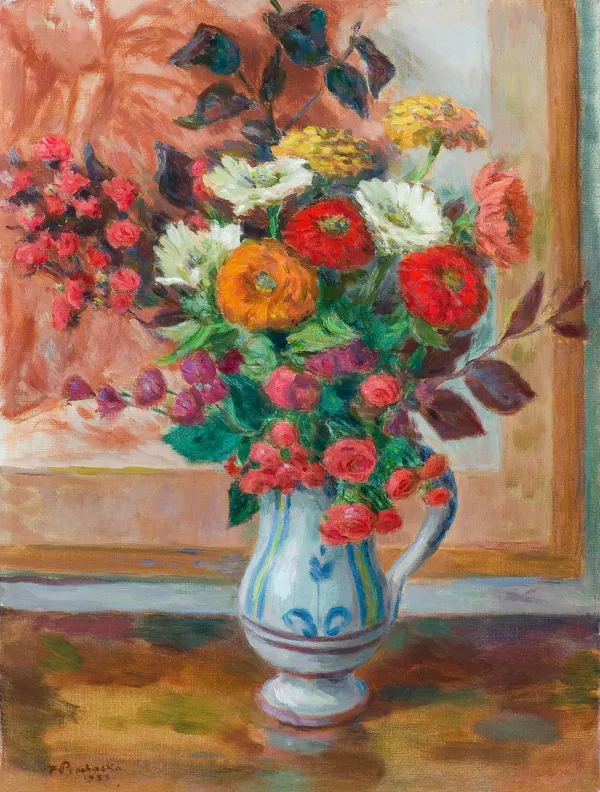 Franciszek Prochaska, KWIATY W DZBANKU, 1933