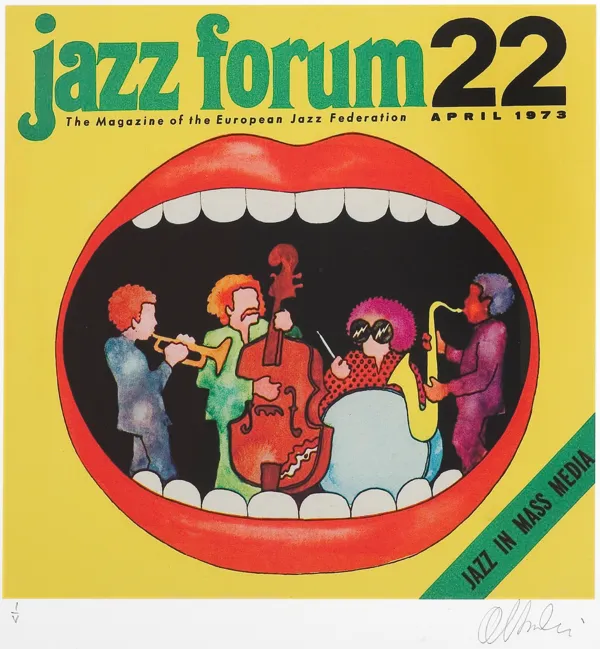 Rafał Olbiński, Okładka do „Jazz Forum” nr 22 (lipiec 1973)
