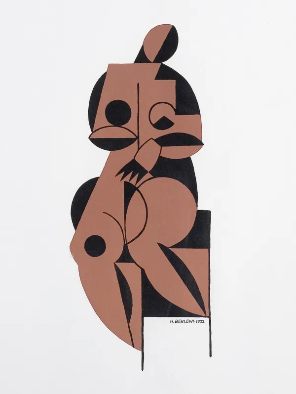 Henryk Berlewi, Akt, 1922