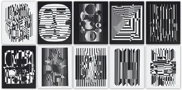Victor Vasarely, VASARELY. LINÉAIRES, 1973