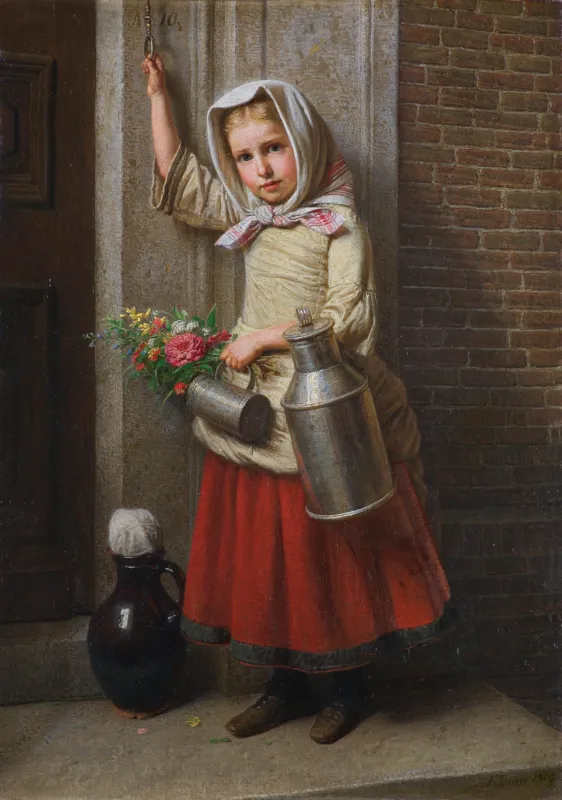 KARL FRIEDRICH BOSER, MLECZARKA, 1863