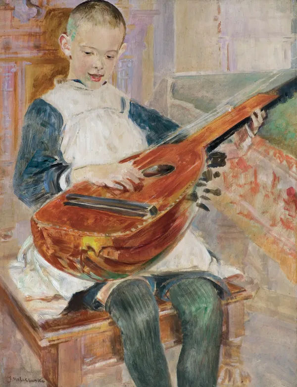 Jacek Malczewski, PORTRET SYNA RAFAŁKA, 1901