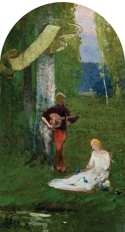 Władysław Wankie, PIEŚŃ MIŁOŚCI, ok. 1895