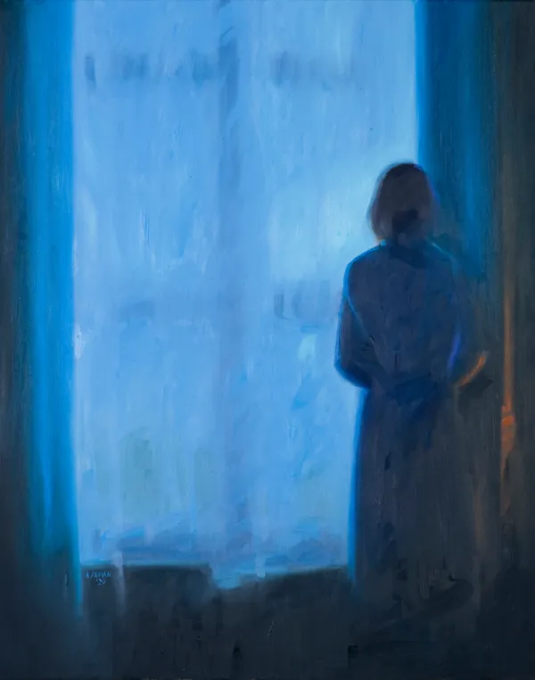 Agata Ruman, Niebieskie zasłony, 2020