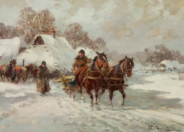 Władysław Chmieliński (Stachowicz), WYJAZD ZE WSI