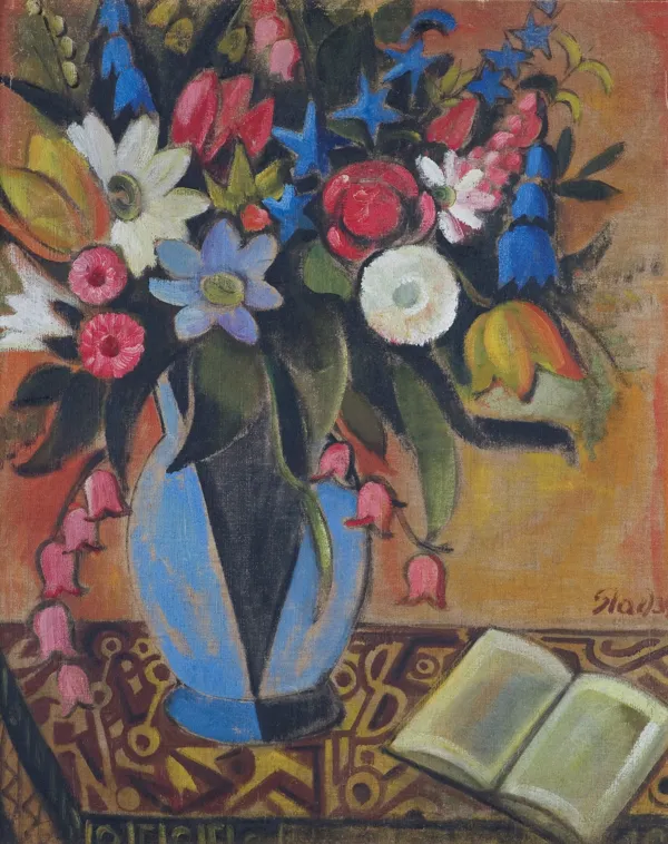 Henryk Śladkowski, MARTWA NATURA Z KSIĄŻKĄ, 1934