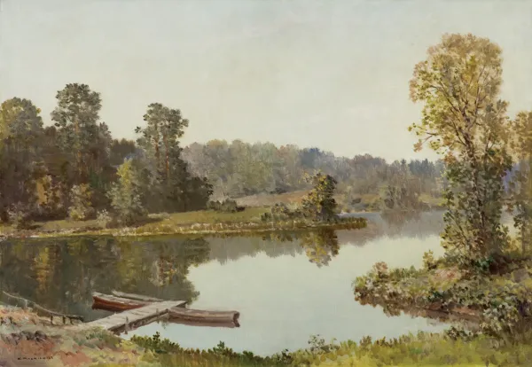 Konstanty Mackiewicz, PEJZAŻ Z JEZIOREM