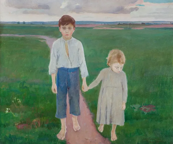 Jerzy Karszniewicz, DZIECI NA ŁĄCE, 1903-1904