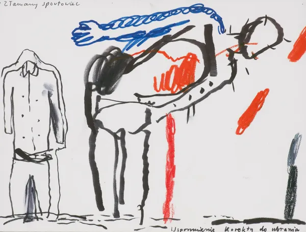 Mariusz Woszczyński, Złamany sportowiec, 1992