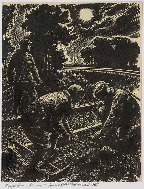 Konstanty Maria  Sopoćko, Minowanie torów przez polskie oddziały AK, 1950