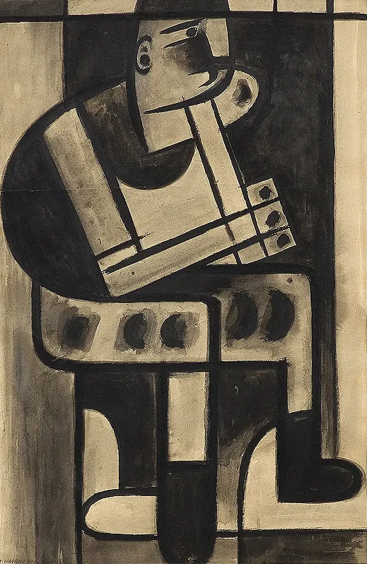 Stanisław Wałach, POSTAĆ SIEDZĄCA, 1960