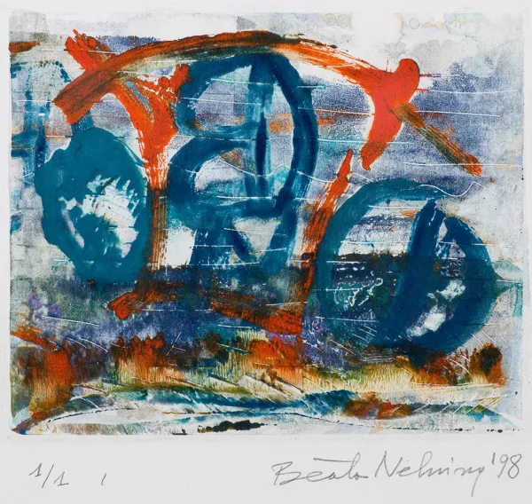 Beata Nehring, Kompozycja niebieska, 1998