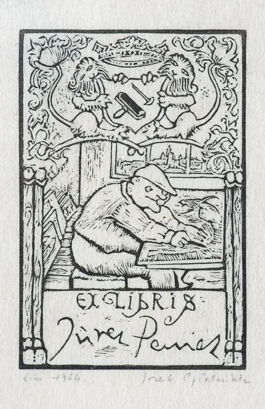 Józef Gielniak, Ekslibris Jerzego Panka, 1964