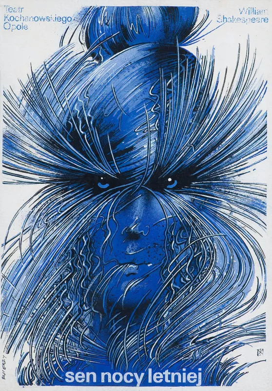 Waldemar Świerzy, Projekt plakatu do Snu Nocy Letniej, 1982