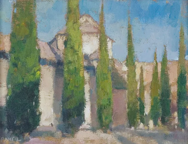 Józef Panfil, CYPRYSY W GIRONIE, 1999