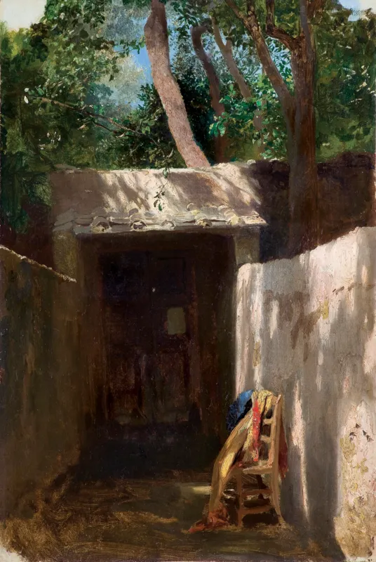 Henryk Siemiradzki, PODWÓRKO. KRAJOBRAZ