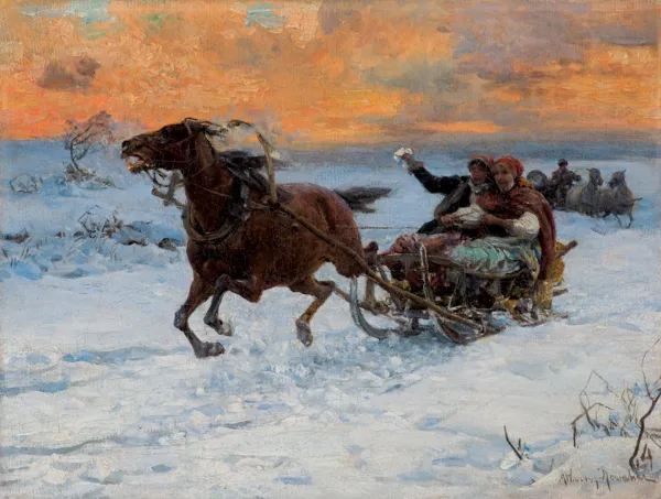 Alfred Wierusz-Kowalski, SANNA, 1890-1900