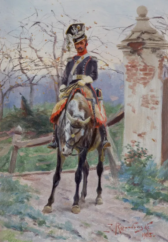 Zygmunt Rozwadowski, UŁAN KSIĘSTWA WARSZAWSKIEGO, 1905