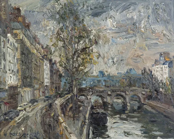 Włodzimierz Zakrzewski, PARYŻ. WIDOK NA PONT NEUF, 1969