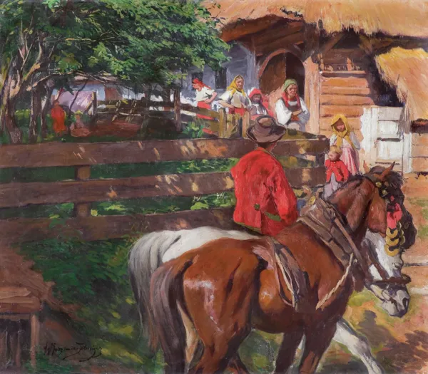 Włodzimierz Tetmajer, Swaty, ok. 1900