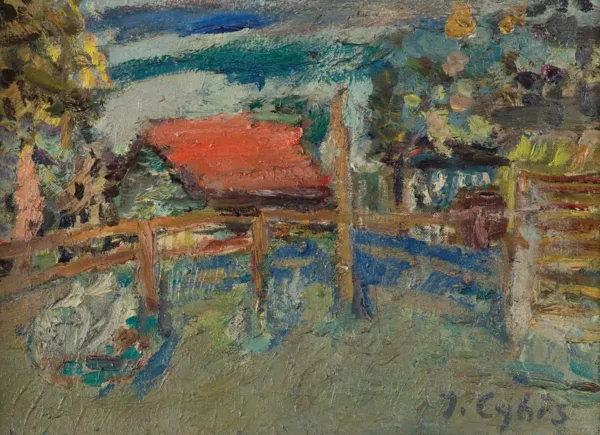 Jan Cybis, CZERWONY DASZEK, ok. 1965-1966