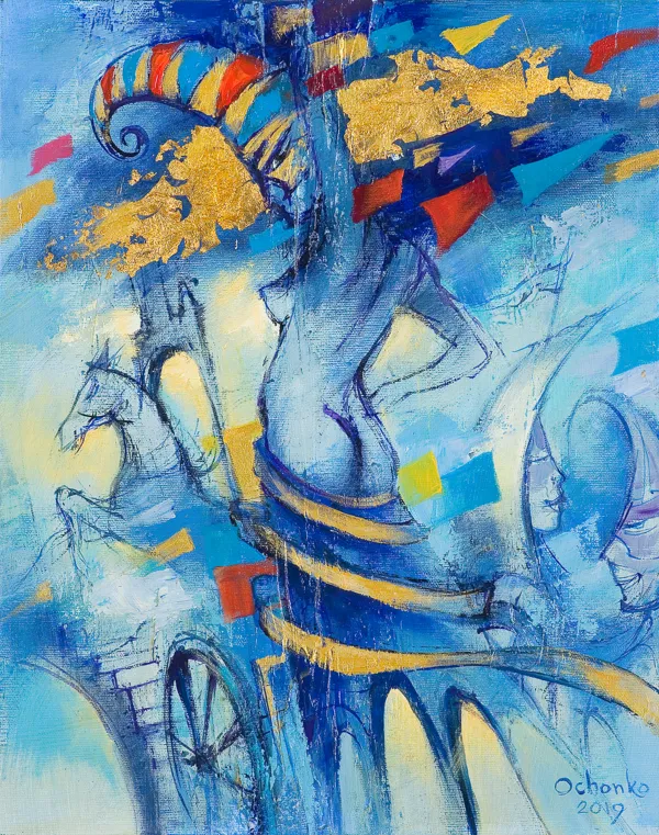 Eugeniusz Ochonko, INSPIRACIÓN DE LA SERIE VIAJES..., 2019