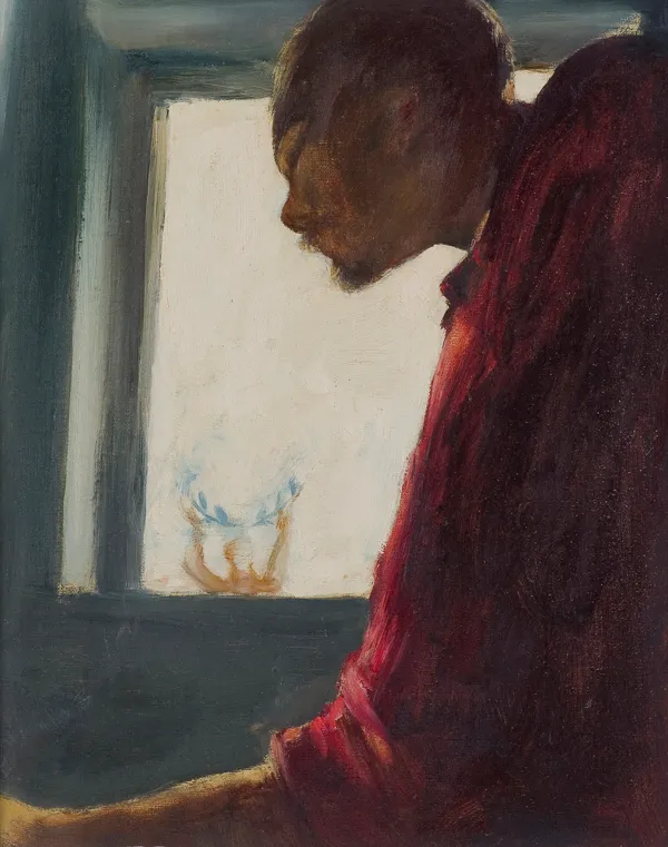 Grzegorz Moryciński, Autoportret, lata 70. XX w.