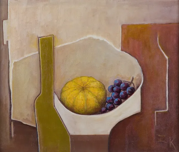 Zofia Kobylińska-Olszewska, Martwa natura z winogronami