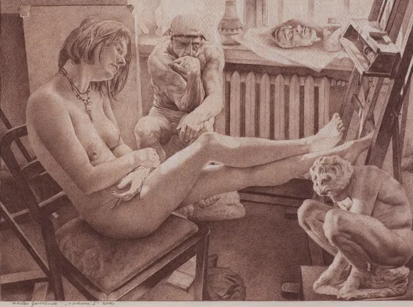 Wiesław Garboliński, W pracowni I, 2004